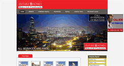 Desktop Screenshot of futurehomesindia.com